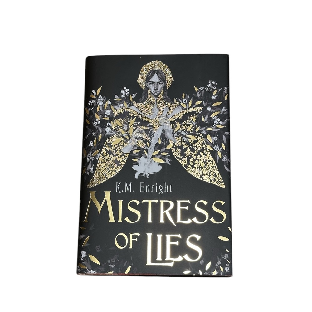 Illumicrate Mistress of Lies by K.M. Enright NEW SIGNED SPRAYED 1st Edition Book